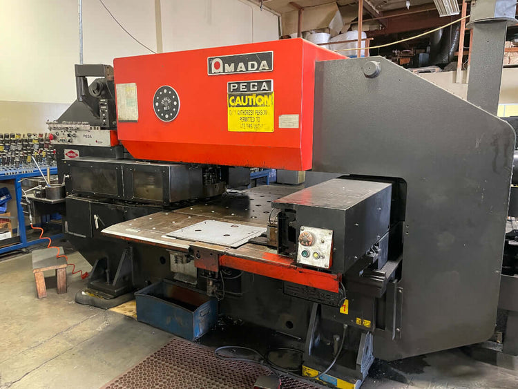 33 Ton Amada Pega 344 CNC Turret Punch, Stock 1203